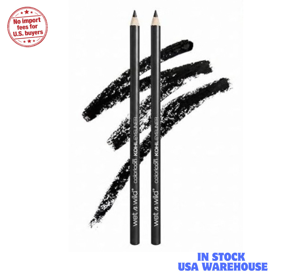 wet n wild Color Icon Kohl Eyeliner Baby\'s Got Black Black 2 Pack Long Wear