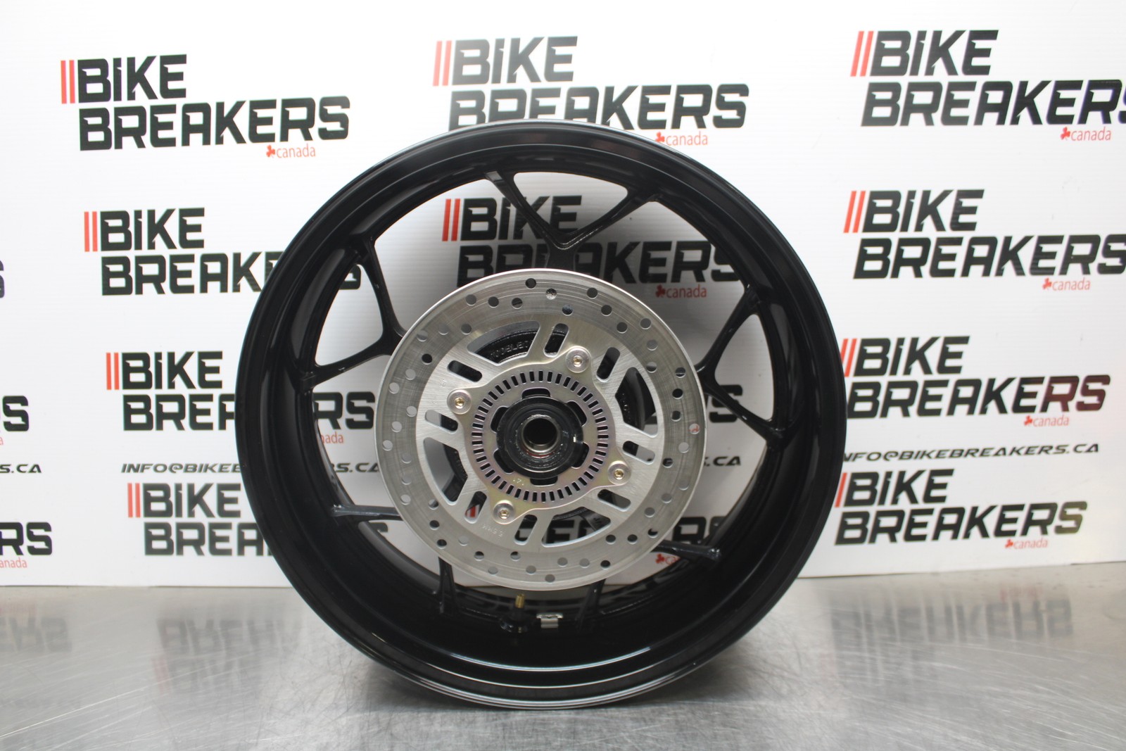 23-24 KAWASAKI NINJA ZX14R NEW REAR WHEEL BACK RIM & ROTOR BB169