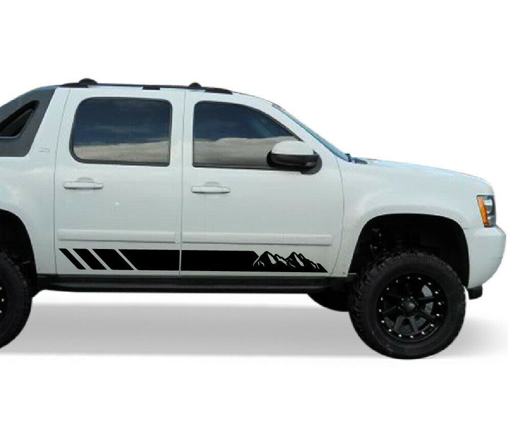 Sticker Stripe roof for Chevrolet Avalanche 2008 2011 2012 2013 rack off road V8