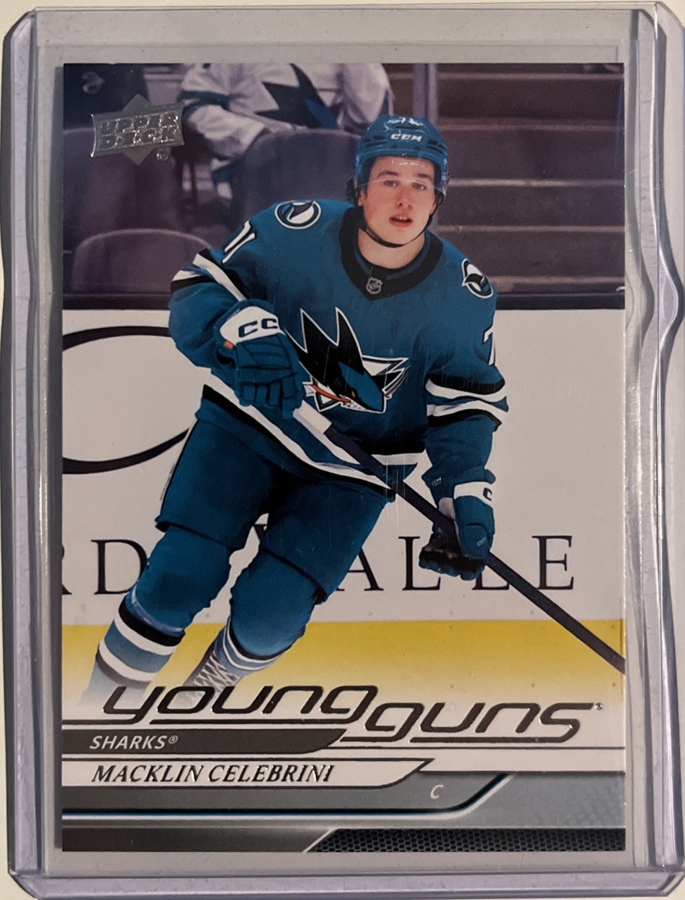 2024-25 Upper Deck Macklin Celebrini Young Guns Rookie #451 2024-25 Upper Deck Macklin Celebrini Young Guns Rookie #451