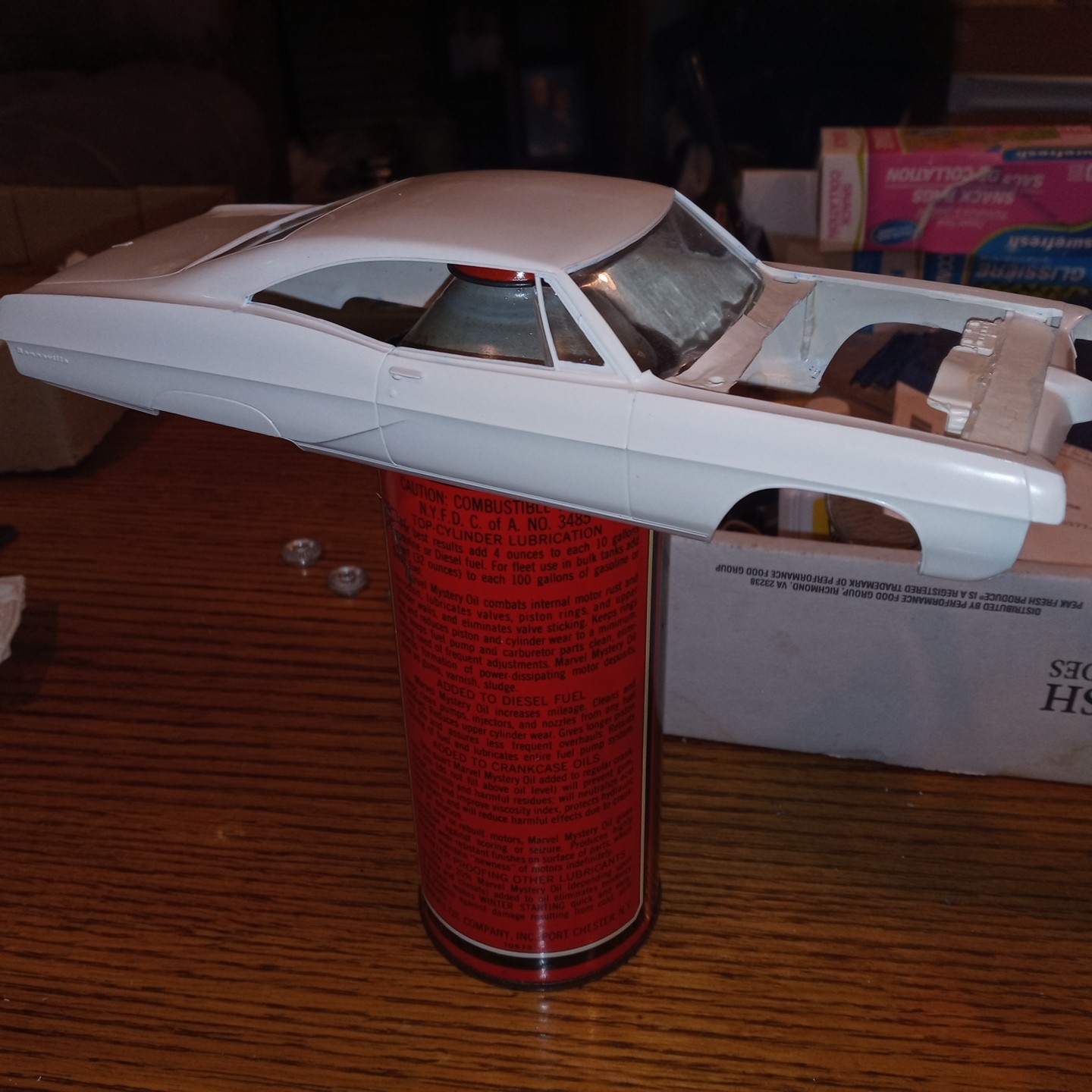 VINTAGE MPC 1967 PONTIAC Bonneville HT BODY -ANNUAL KIT-PARTS VINTAGE MPC 1967 PONTIAC Bonneville HT BODY -ANNUAL KIT-PARTS