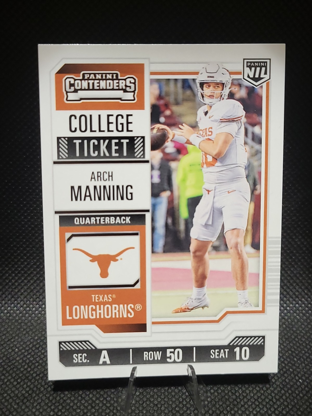 2025 Panini Nil University of Texas - College Contenders Arch Manning #1 (RC) 2025 Panini Nil University of Texas - College Contenders Arch Manning #1 (RC)