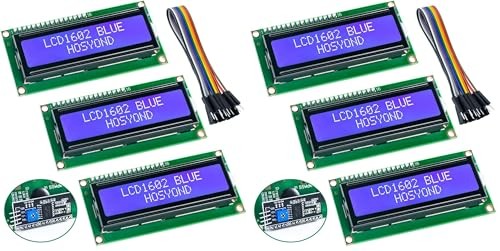 Hosyond 3pcs I2C IIC 1602 LCD Display Module 16x02 LCD Screen Module for Arduino Hosyond 3pcs I2C IIC 1602 LCD Display Module 16x02 LCD Screen Module for Arduino