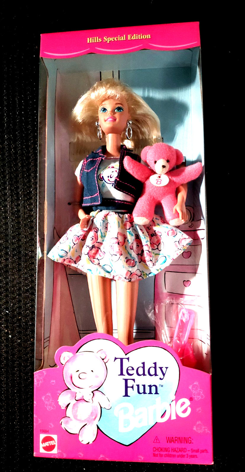 NRFB TEDDY FUN BARBIE #15684 Hills Special Edition NRFB TEDDY FUN BARBIE #15684 Hills Special Edition