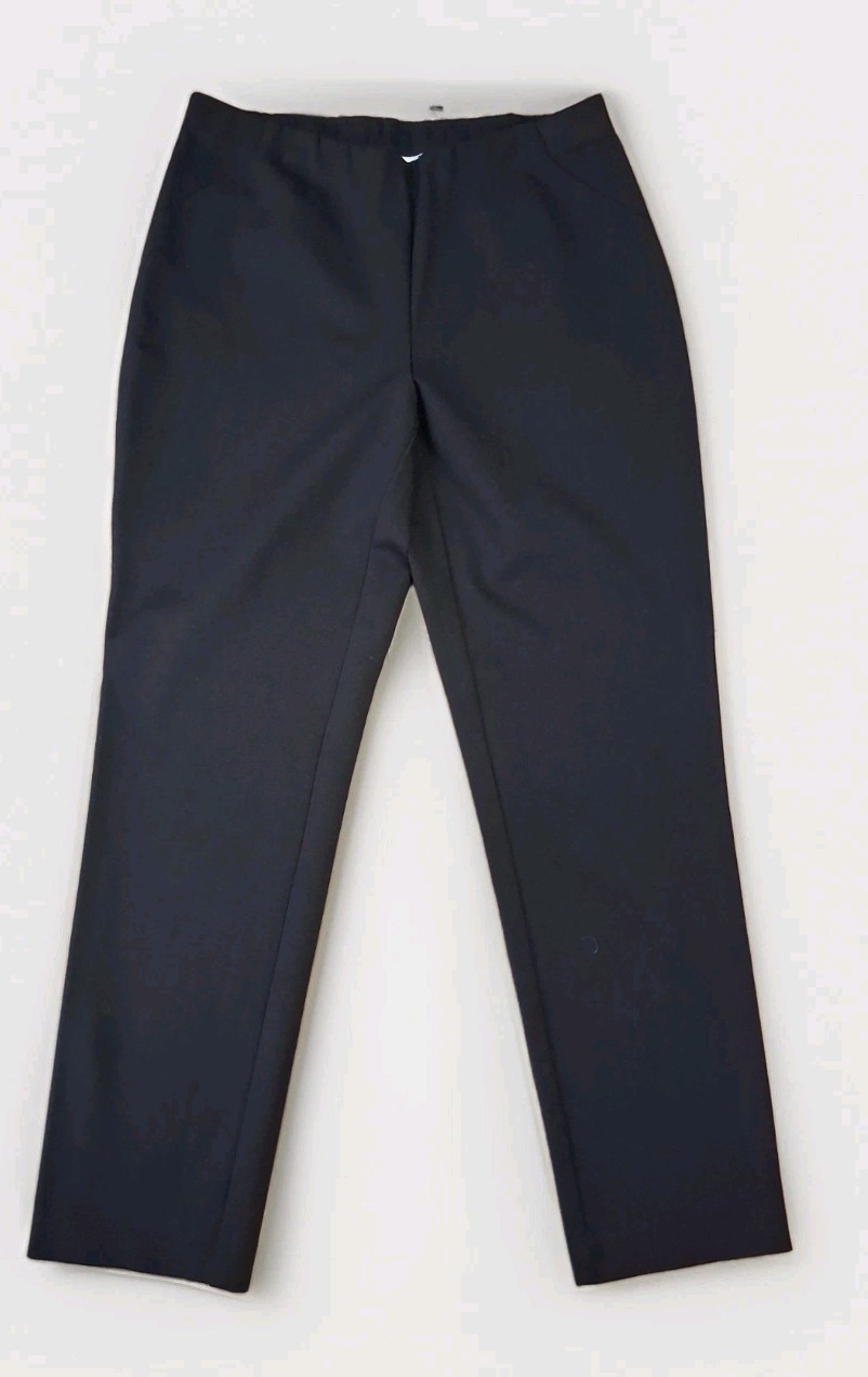 J. Jill Ponte Knit Slim Leg Pull On Pants Sm Petite Black Casual J. Jill Ponte Knit Slim Leg Pull On Pants Sm Petite Black Casual