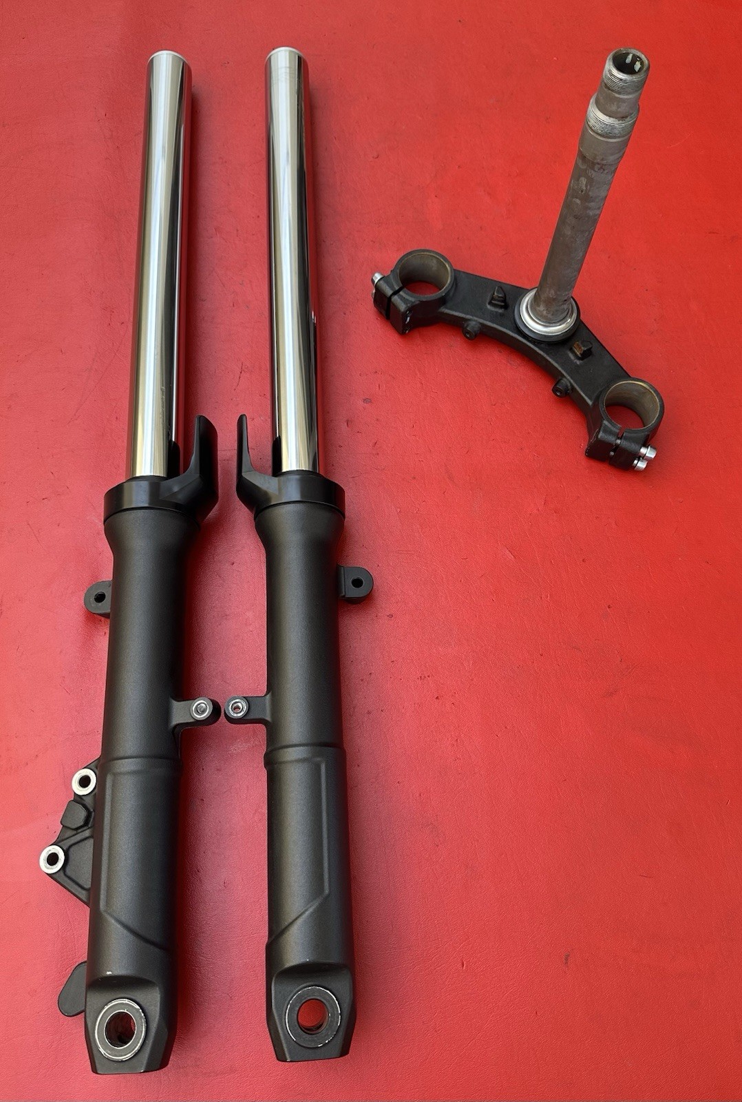 2018 - 2023 Kawasaki Ninja 400 EX400 OEM Front Suspension Forks Holder NIcE GOoD