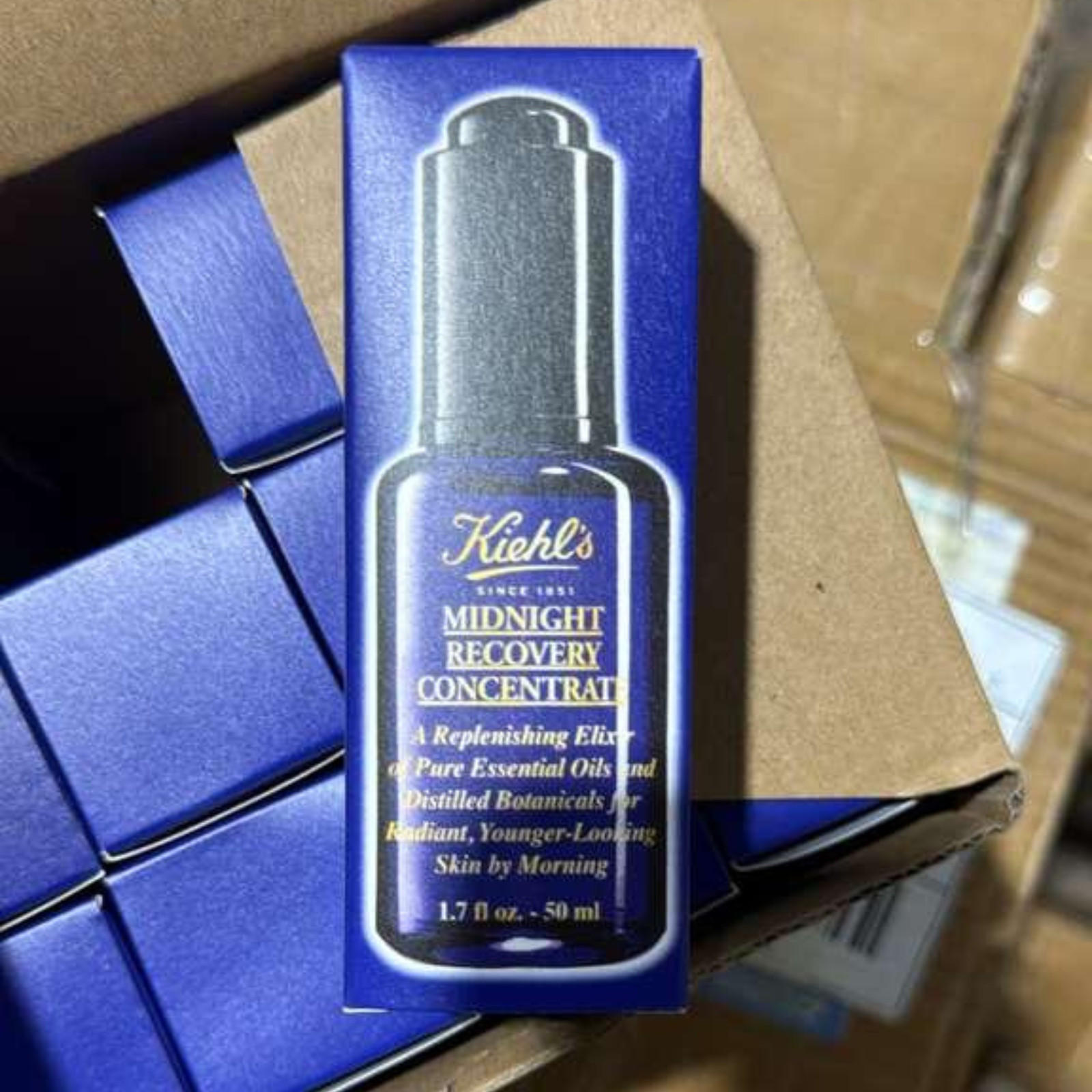 Kiehl\'s Midnight Recovery Concentrate Night Facial Oil Serum_1.7oz/ 50ml NEW 