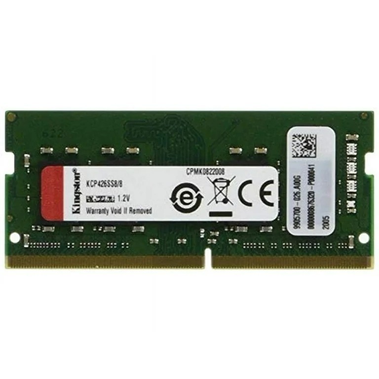 Kingston 8GB 3200MHz PC4-25600 DDR4 260-Pin SODIMM Laptop Memory (KCP432SS8/8) Kingston 8GB 3200MHz PC4-25600 DDR4 260-Pin SODIMM Laptop Memory (KCP432SS8/8)