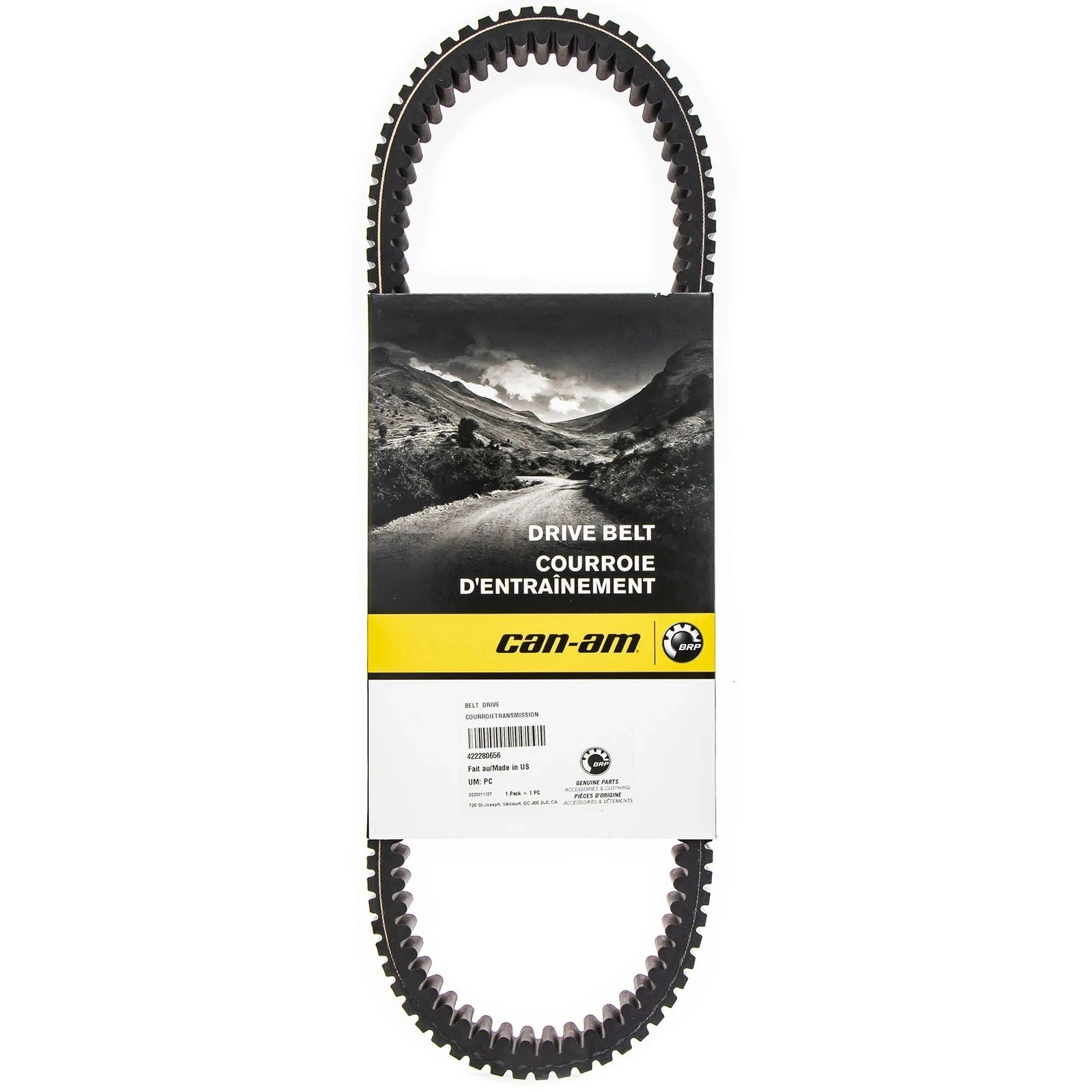 BRP Can-Am Genuine OEM Drive Belt 422280656 Defender HD8 HD10 Maverick Trail BRP Can-Am Genuine OEM Drive Belt 422280656 Defender HD8 HD10 Maverick Trail