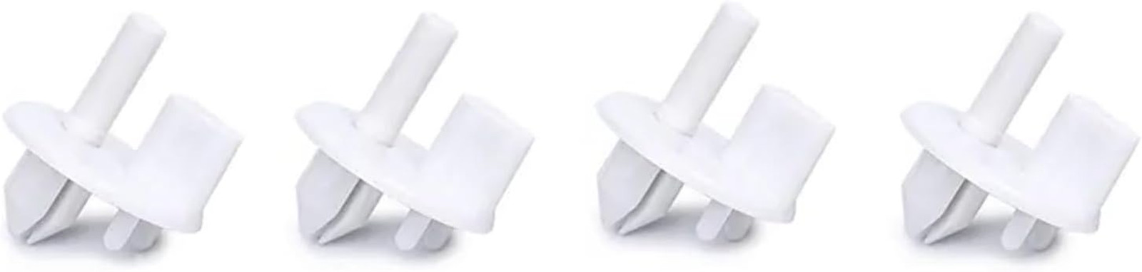 4 Pack 241993101 Refrigerator Shelf Support Clips for Frigidaire - Replaces 4 Pack 241993101 Refrigerator Shelf Support Clips for Frigidaire - Replaces