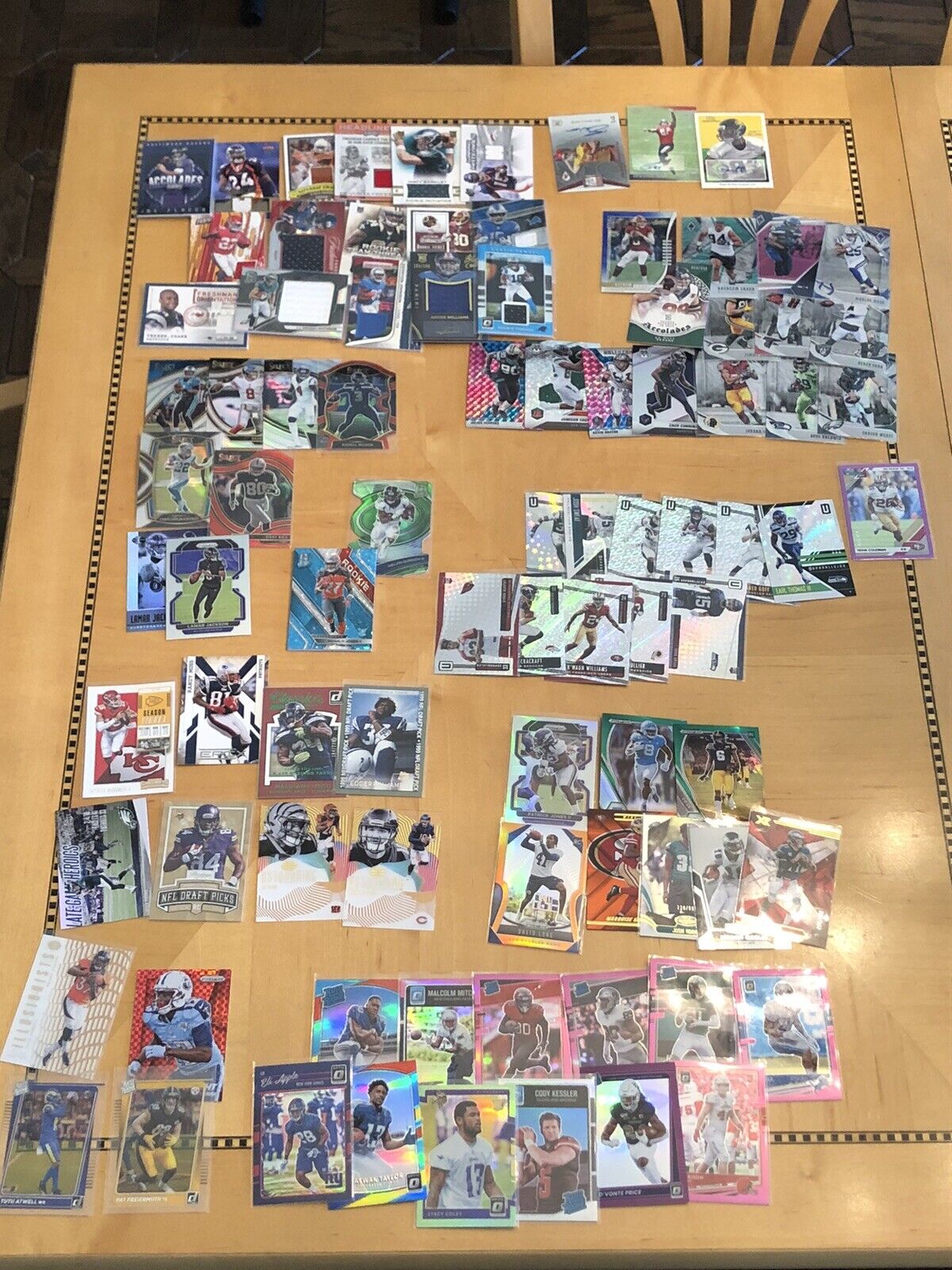 Huge Football Lot (88) Numbered, Autos, Patch, Rookie, Optic And Prizm color🔥