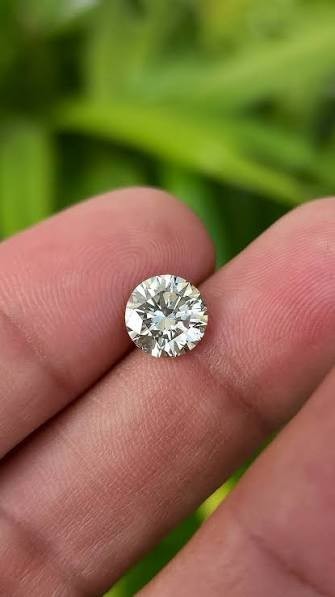 Lab Grown 5.03 Carat Round D Color VVS1 Clarity STONE Certified HPHT DIAMOND