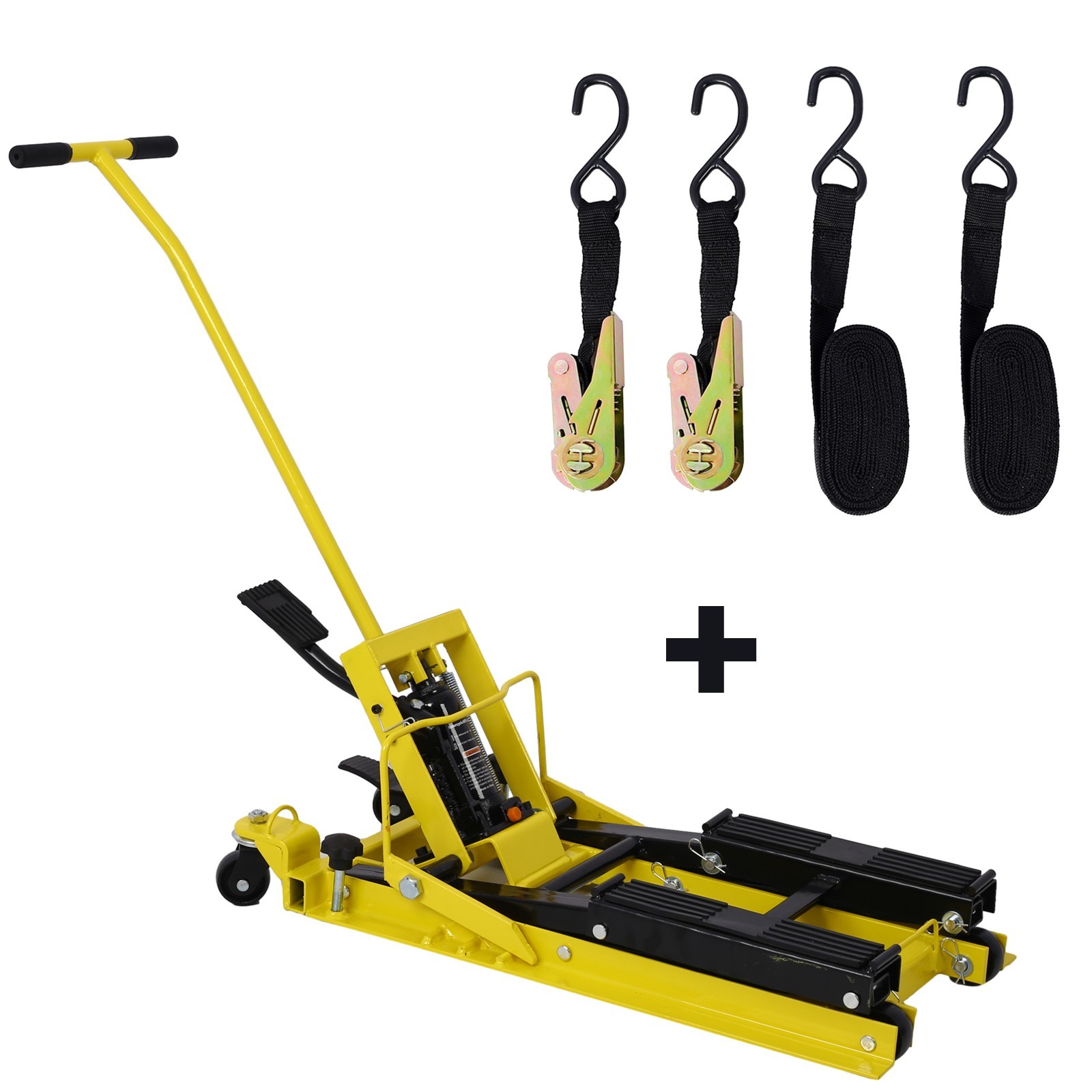 1500 LBS Hydraulic Motorcycle ATV Scissor Lift Jack 4 Wheels Foot Pedal Hoist 1500 LBS Hydraulic Motorcycle ATV Scissor Lift Jack 4 Wheels Foot Pedal Hoist