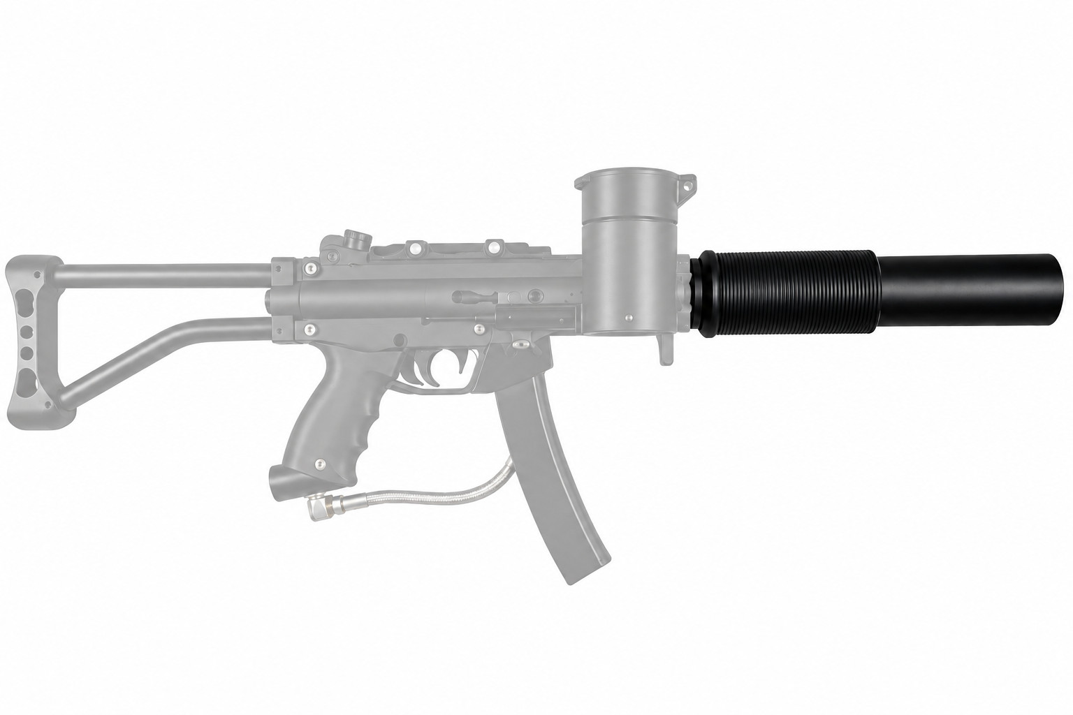 Black Ops Tactical Tippmann A5 Paintball Barrel Shroud Kit 3 Piece Black NEW