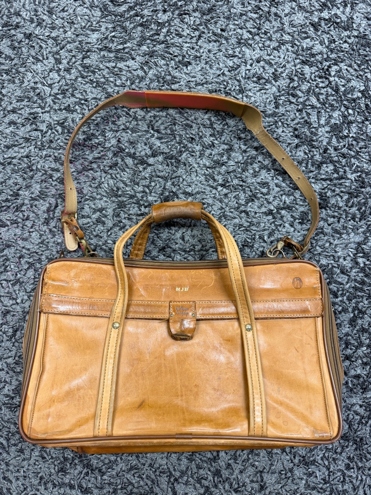 Hartmann Vintage Original Belting Leather Briefcase Expandable Luggage Hartmann Vintage Original Belting Leather Briefcase Expandable Luggage