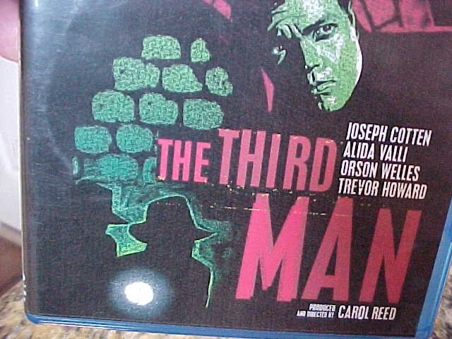 \'The Third Man\' Blu-ray Dir. Carol Reed Orson Welles Joseph Cotten Film Noir