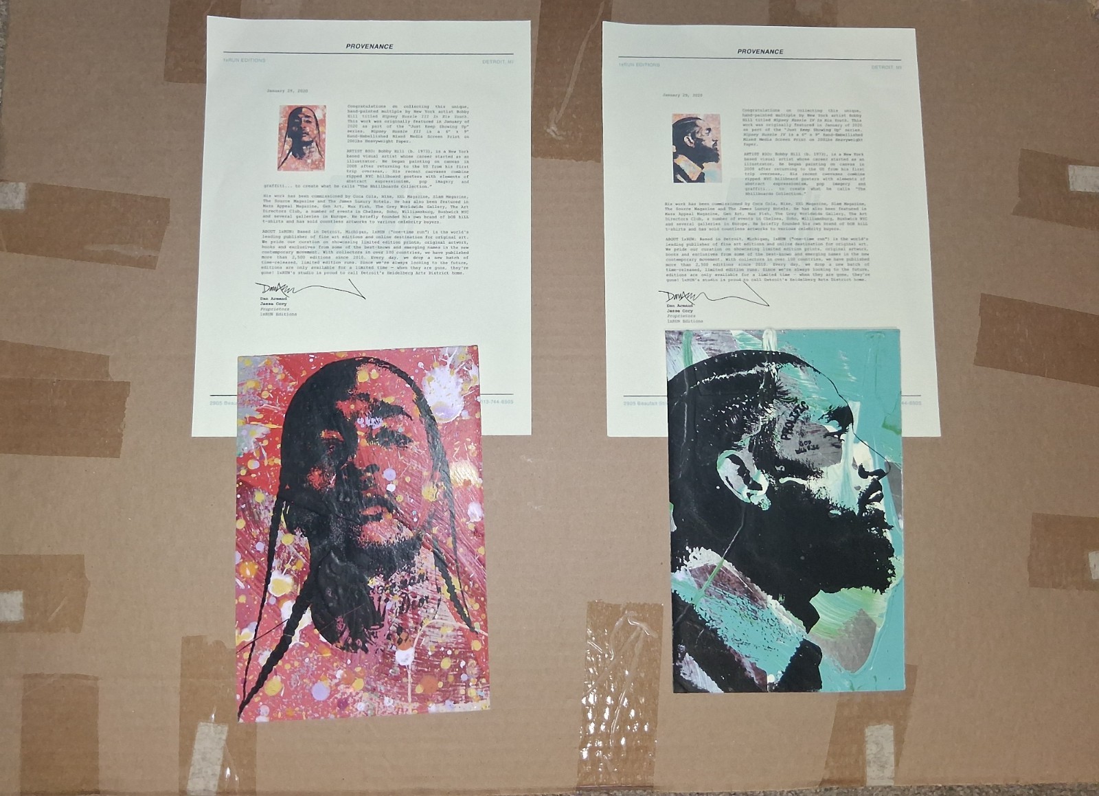 Bobby Kareem Hill - Nipsey Hussle - 2 prints-