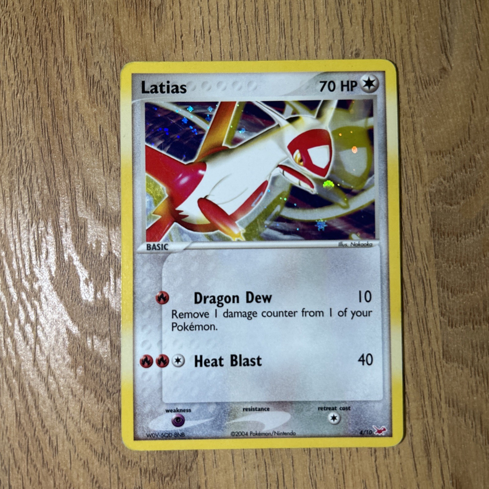 Pokémon TCG Latias EX Trainer Kit 1 Red 4/10 Holo Common Pokémon TCG Latias EX Trainer Kit 1 Red 4/10 Holo Common