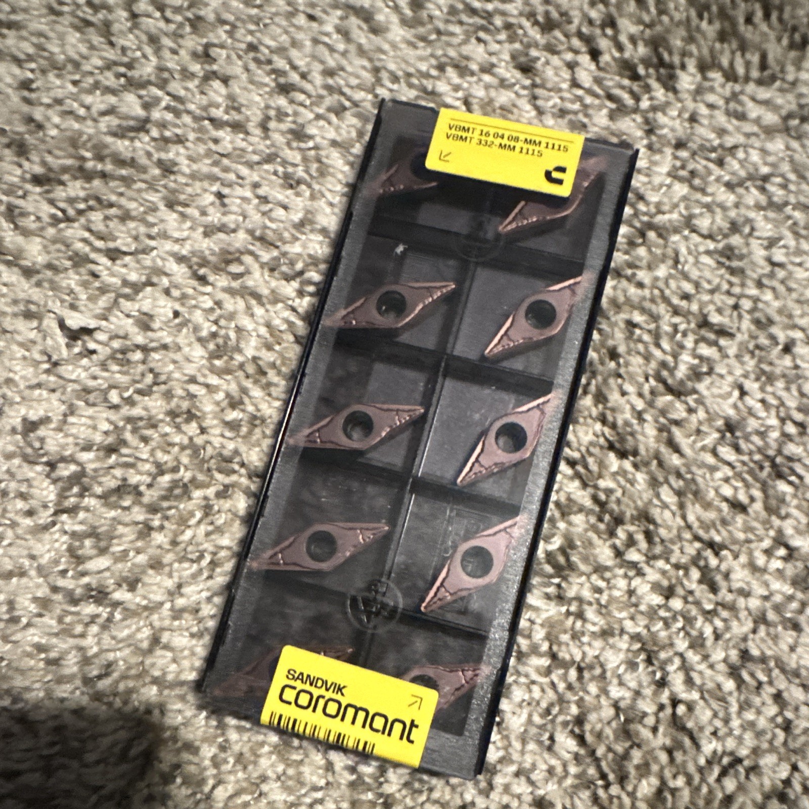 Sandvik Coroturn 107 VBMT 160408 MM 1115 / 332-MM 1115 - New - Never Opened Sandvik Coroturn 107 VBMT 160408 MM 1115 / 332-MM 1115 - New - Never Opened