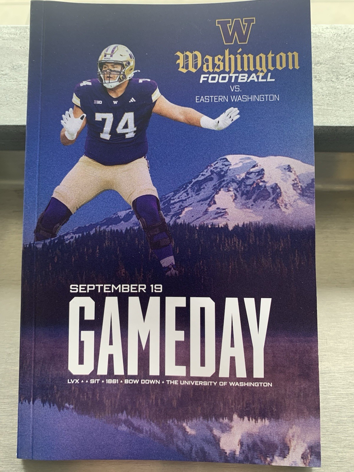 2026 UW Washington Huskies EWU Eastern Washington Eagles Program 9/19 Azzopardi 2026 UW Washington Huskies EWU Eastern Washington Eagles Program 9/19 Azzopardi