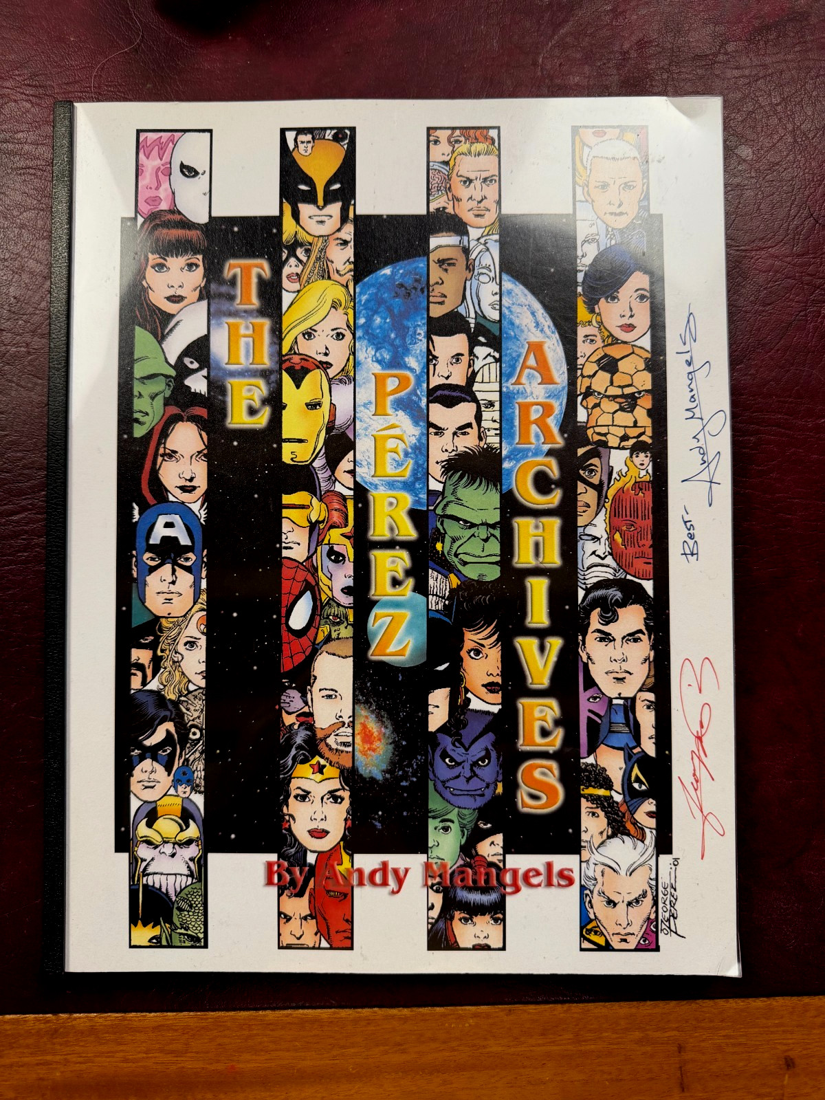 George Perez Archives DELUXE 2001 Signed Perez & Andy Mangels 1 of 250 Rare