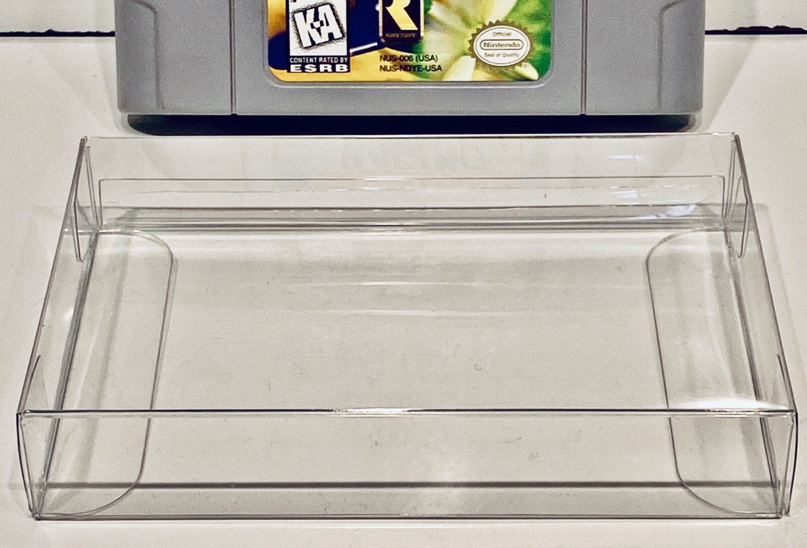 25PC N64 CARTRIDGE PROTECTORS Side Opening Clear Box Sleeves Case Nintendo 64 25PC N64 CARTRIDGE PROTECTORS Side Opening Clear Box Sleeves Case Nintendo 64