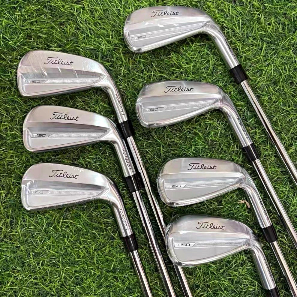 Titleist T150 Iron Set 4-PW 7 Clubs RH Stiff Steel Shaft Silver Titleist T150 Iron Set 4-PW 7 Clubs RH Stiff Steel Shaft Silver