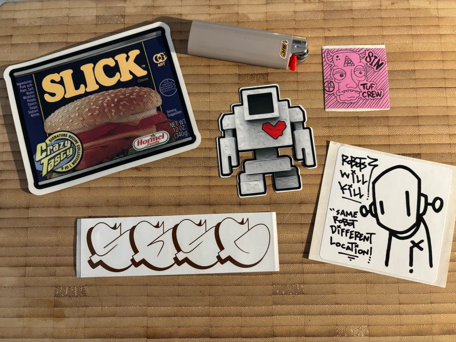 2013-2014 Graffiti Stickers Lot Of Five Pieces 2013-2014 Graffiti Stickers Lot Of Five Pieces