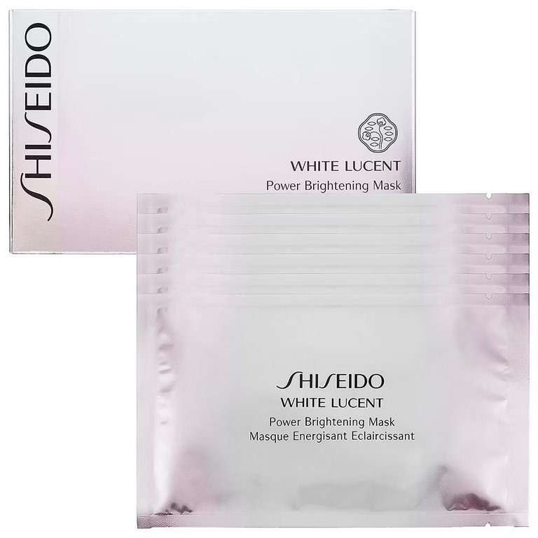 SHISEIDO WHITE LUCENT POWER BRIGHTENING MASK 27ML x 12 SHEETS SH10447 NO BOX