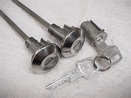 Restored Door & Ignition Locks With NOS Keys 1956 Dodge Plymouth DeSoto Chrysler