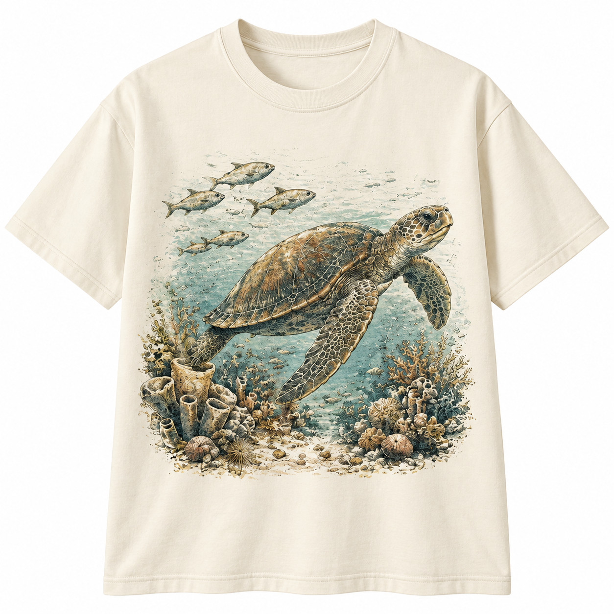 Sea Turtle T-Shirt Vintage Ocean Marine Life Coastal Wildlife Graphic Tee Sea Turtle T-Shirt Vintage Ocean Marine Life Coastal Wildlife Graphic Tee