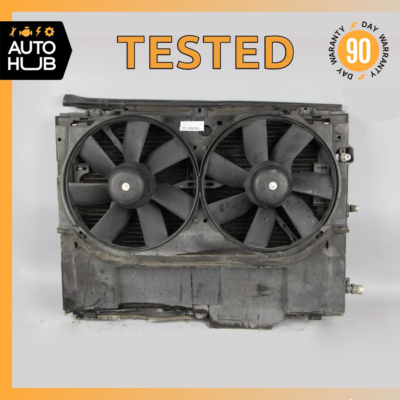 92-99 Mercedes W140 S600 CL600 Radiator AC A/C Condenser Cooler 1408300570 OEM