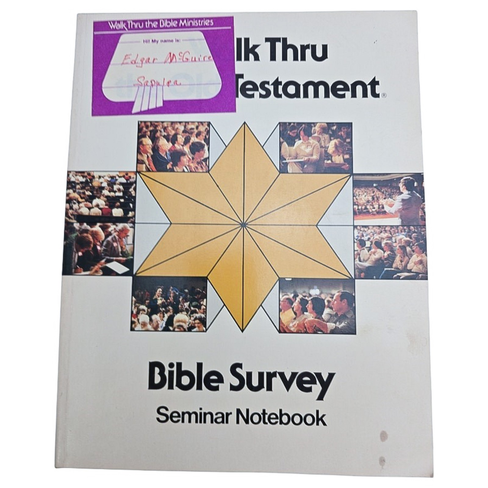 Walk Thru The Old Testament Bible Survey Seminar Notebook Bruce Wilkinson Vtg Walk Thru The Old Testament Bible Survey Seminar Notebook Bruce Wilkinson Vtg