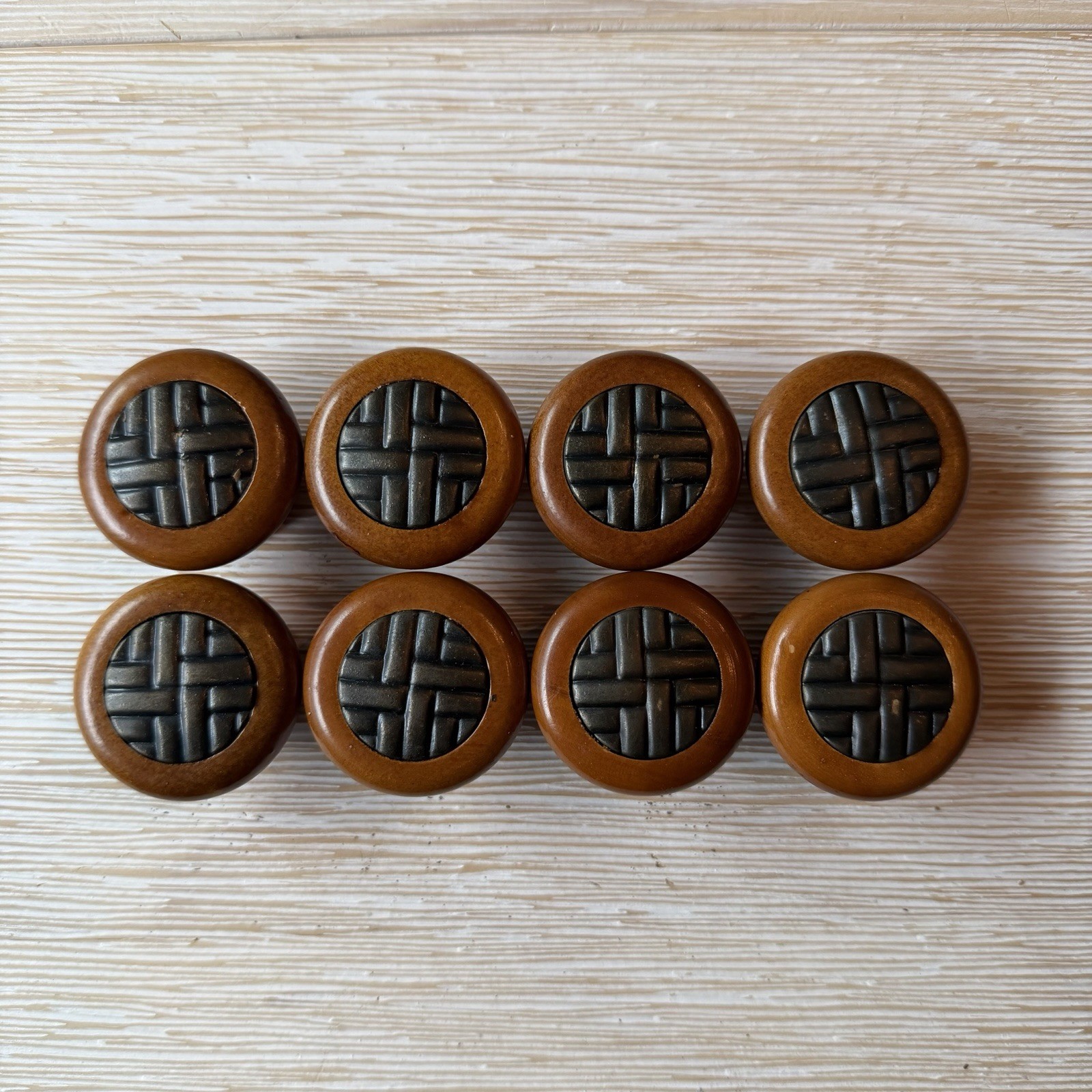Vintage Braided Brass Door Knobs - Set Of 8 - MINT CONDITION Vintage Braided Brass Door Knobs - Set Of 8 - MINT CONDITION
