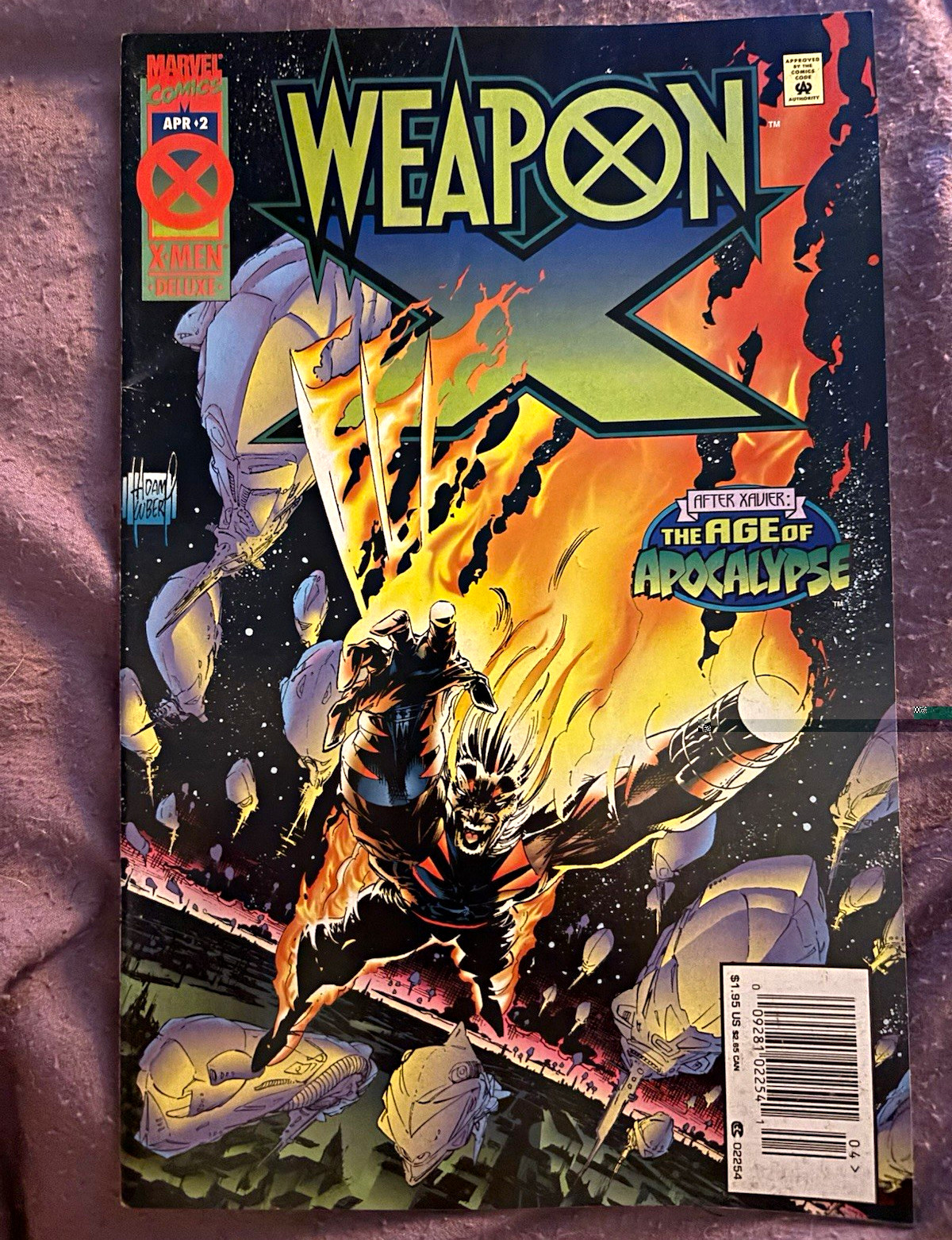Marvel Comics Weapon X #2 Wolverine Larry Hama Direct Modern Age Color Marvel Comics Weapon X #2 Wolverine Larry Hama Direct Modern Age Color