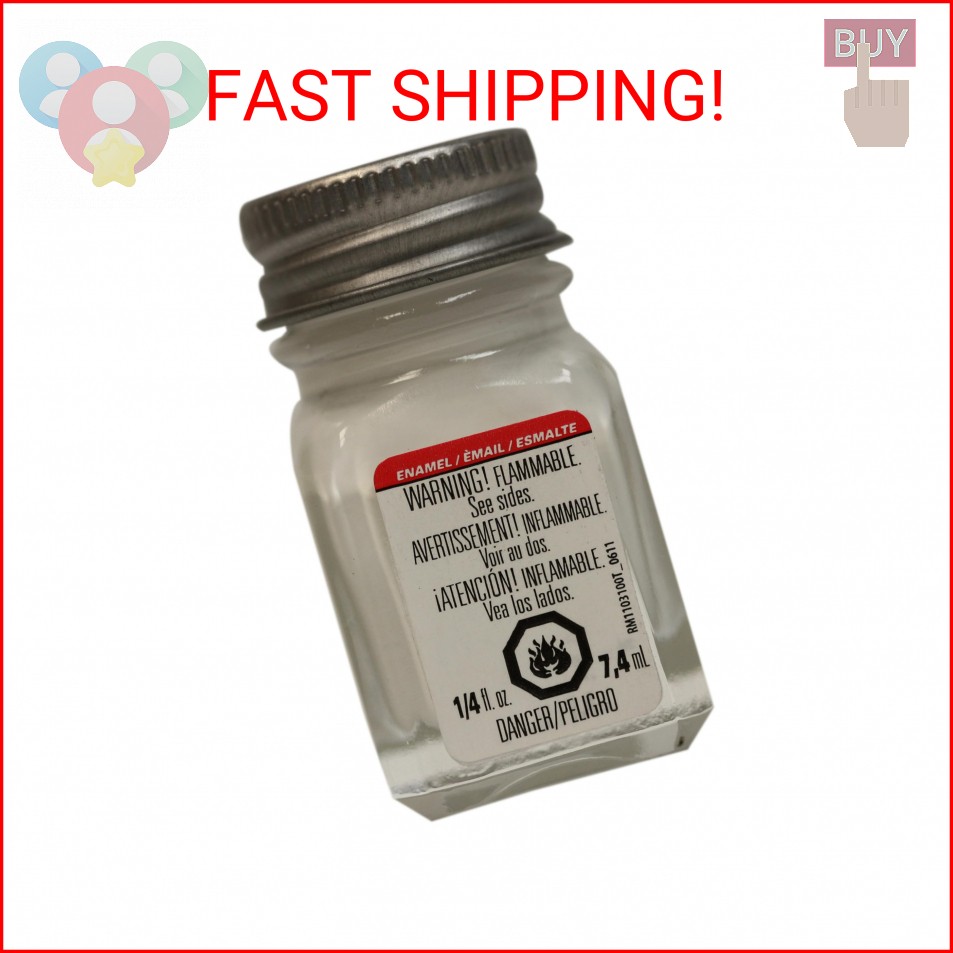 Testors 1145TT Enamel Paint, 0.25 Oz, Gloss White