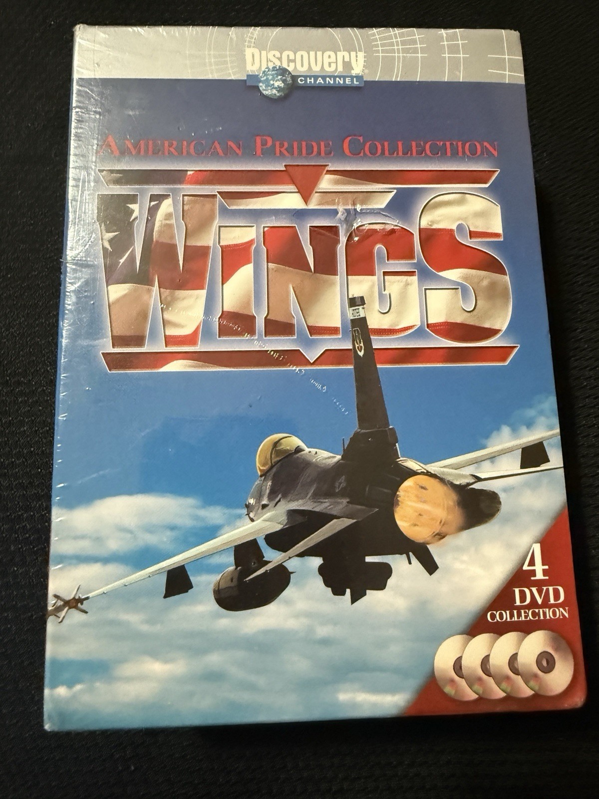 OOP Wings, American Pride Collection, 4 DVD Set Discovery Channel New Sealed Box