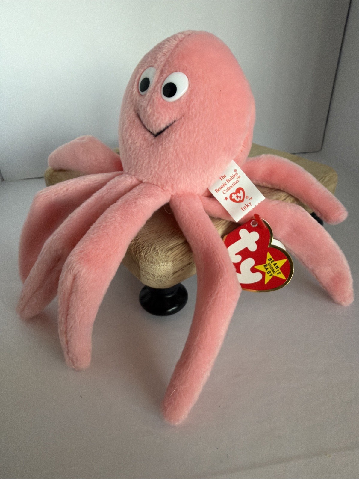 Ty Beanie Babies “Inky” 1994 ~ Retired ~ Rare ~ w/tag ~ Mint ~ Errors Ty Beanie Babies “Inky” 1994 ~ Retired ~ Rare ~ w/tag ~ Mint ~ Errors