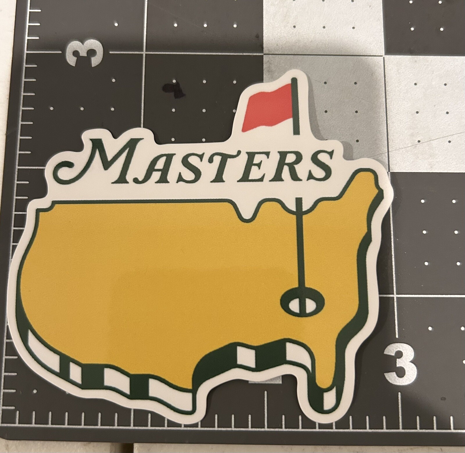 Masters Golf Logo Vinyl 3 Inches Inch Sticker Masters Golf Logo Vinyl 3 Inches Inch Sticker