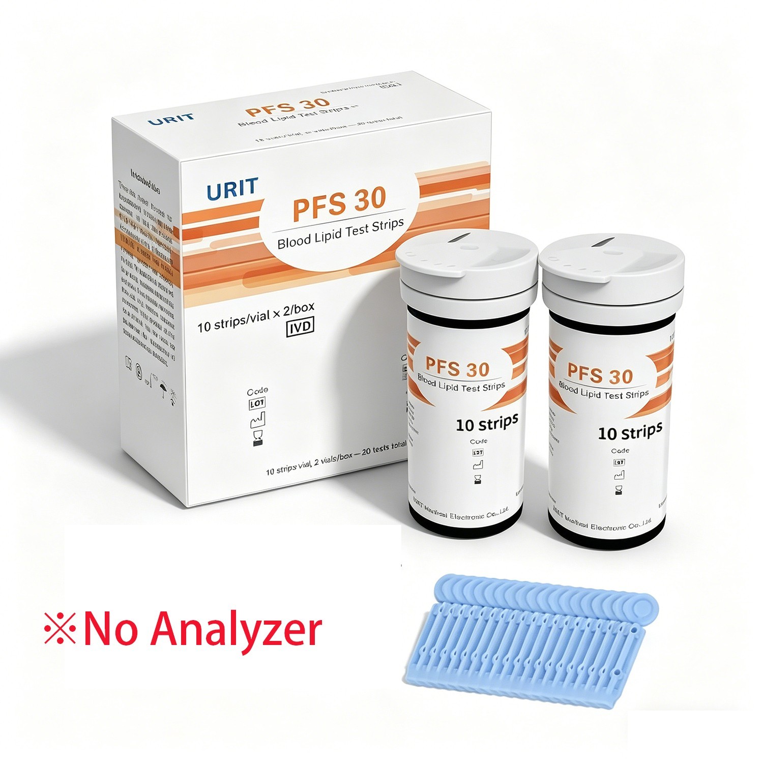 URIT Blood Lipid Test Strips 20 Count Cholesterol Triglycerides USA In Stock URIT Blood Lipid Test Strips 20 Count Cholesterol Triglycerides USA In Stock