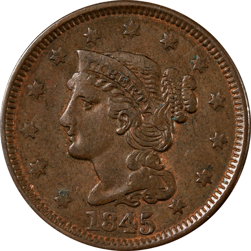 1845 Large Cent