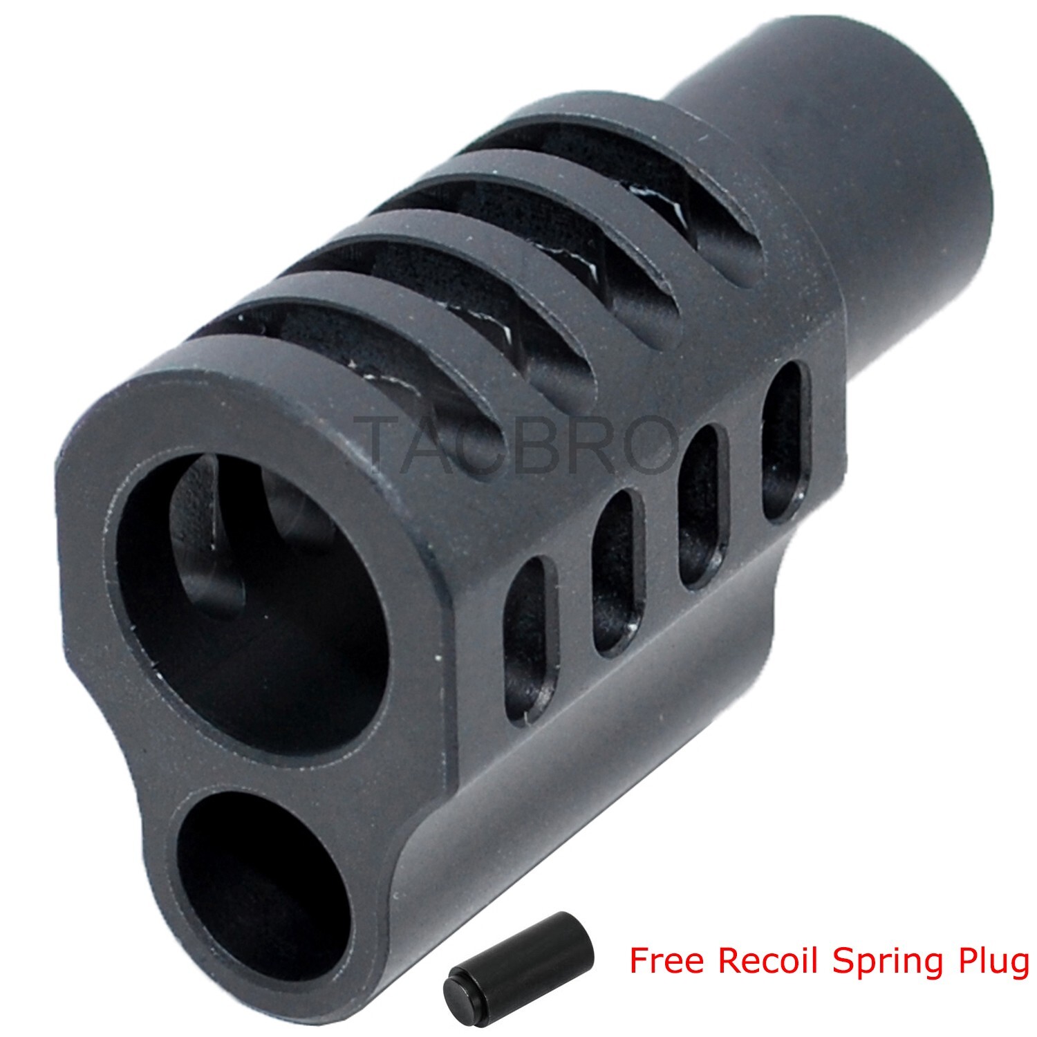 Black Anodized Aluminum 1911 .45ACP Muzzle Brake Type-B