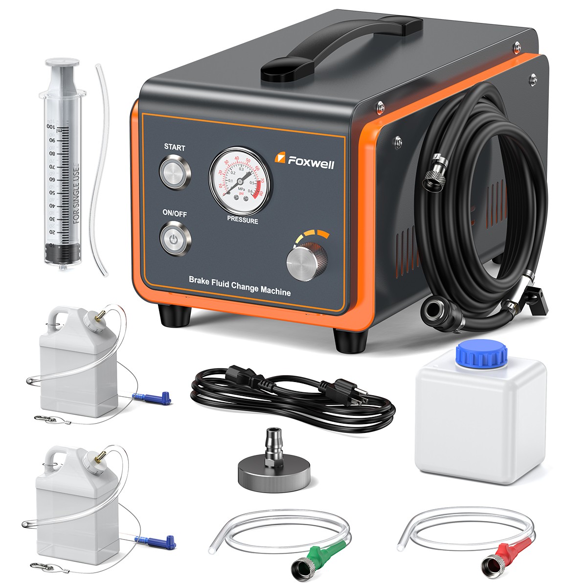 Car Brake Bleeder Kit Electric Pressure Brake Fluid Bleeding Oil Change Machine