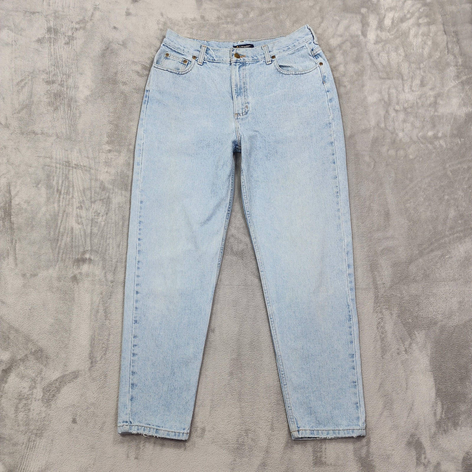 Vintage Lizwear Liz Claiborne Jeans Womens 30 Blue High Rise Tapered Relaxed Mom