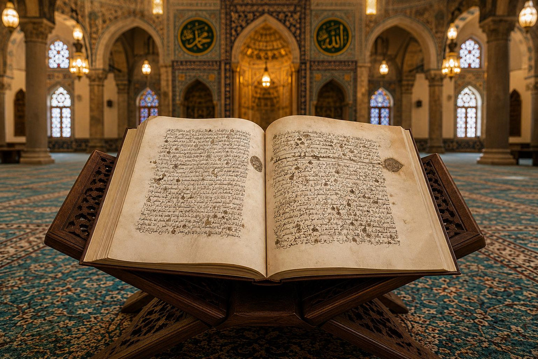 1226 Koran of Seville Manuscript Facsimile Faithful Leatherbound Reproduction