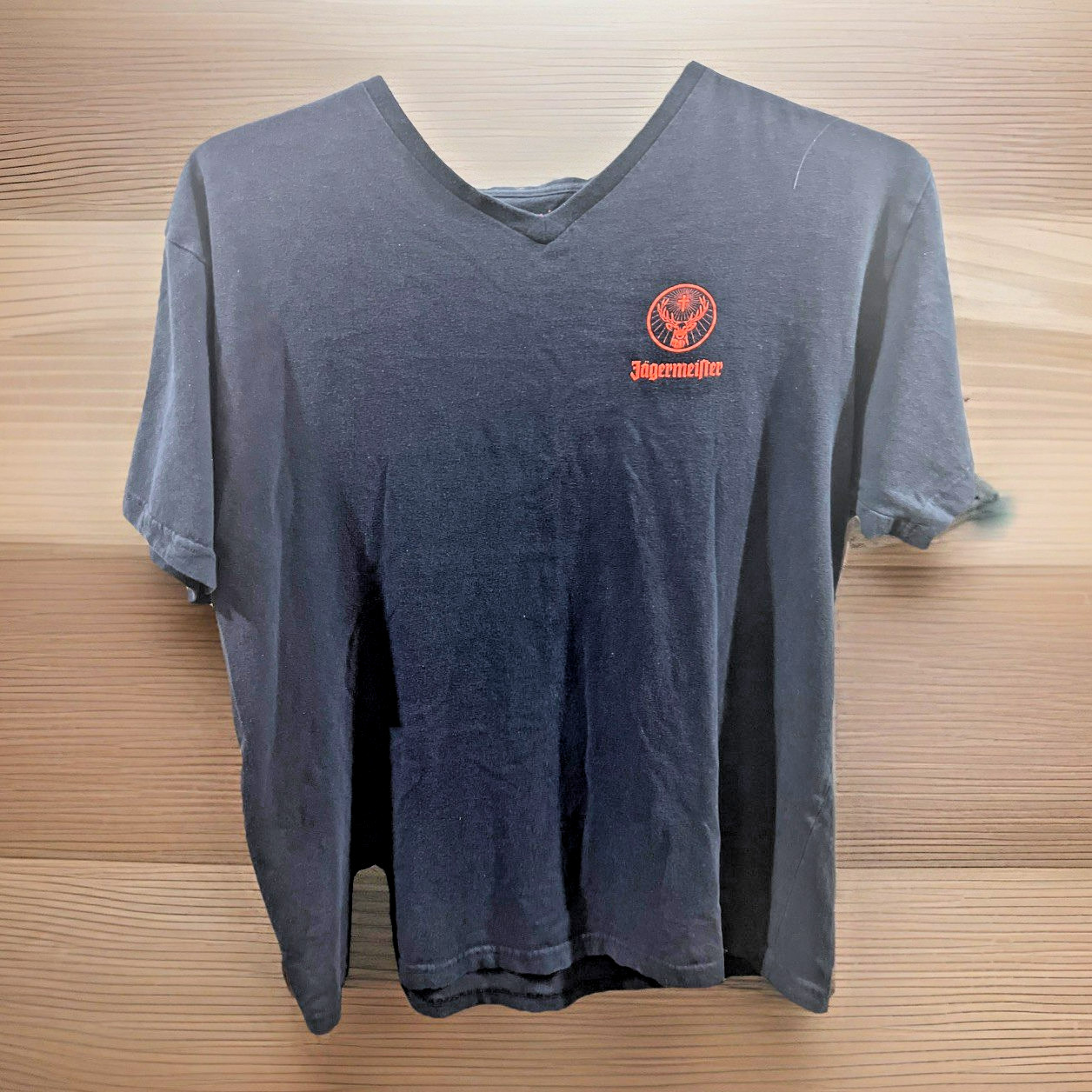 Jagermeister Dual Circle Logo Shirt Mens XL Black Graphic Double Sided Tee Black Jagermeister Dual Circle Logo Shirt Mens XL Black Graphic Double Sided Tee Black