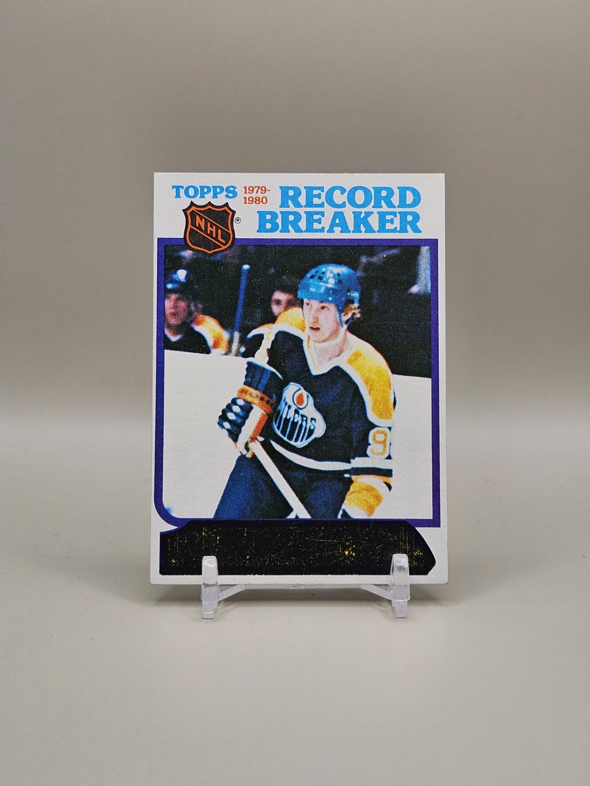 1980-81 TOPPS #3 WAYNE GRETZKY RECORD BREAKER EDMONTON OILERS HOF 1980-81 TOPPS #3 WAYNE GRETZKY RECORD BREAKER EDMONTON OILERS HOF