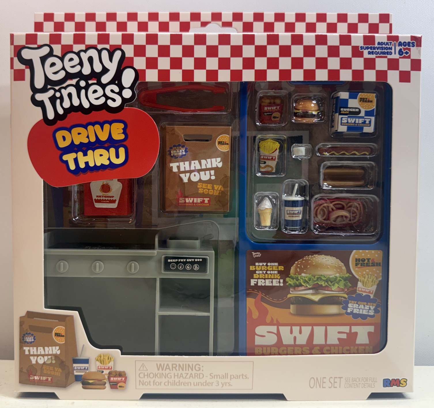 Teeny Tinies DRIVE THRU Mini Food Playset Dollhouse Teeny Tinies DRIVE THRU Mini Food Playset Dollhouse