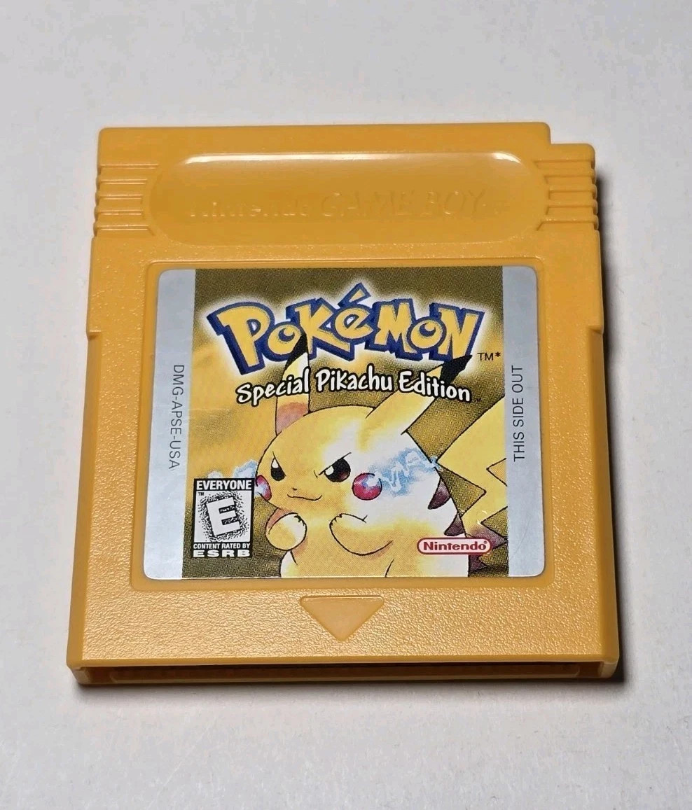 Pokemon Yellow Version (Nintendo Game Boy, 1999) Authentic New Battery Saves Pokemon Yellow Version (Nintendo Game Boy, 1999) Authentic New Battery Saves
