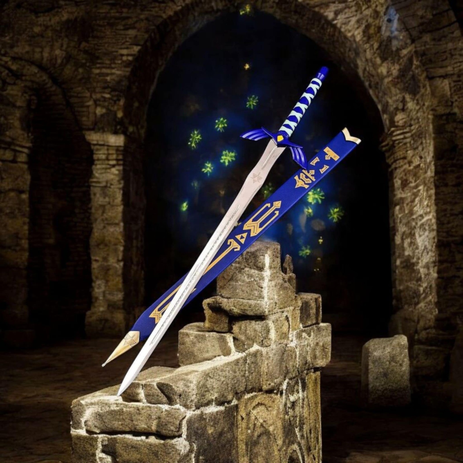 HANDMADE LEGEND OF ZELDA REPLICA SKYWARD MASTER SWORD WITH SCABBARD COSPLAY SWOR